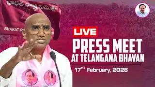 LIVE: BRS Leaders press meet at Telangana Bhavan | R. S. Praveen Kumar