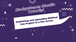 Учебное пособие по Radsystems-Публикация и загрузка вашего ...