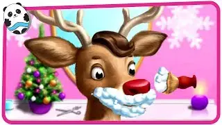 Christmas Animal Hair Salon 2 - Play Fun Animals Care & Santa Makeover Games for Kids and Children