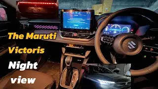 2025 Maruti Suzuki Victoris Night Review Headlight Ambient ￼Lights 🔥
