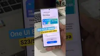 One UI 8.0 Update in Samsung S23 Ultra⚡🔥 Android 16 update #Oneui8 #samsung #shorts #oneui #android