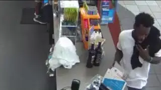 Man caught on camera stealing charity group's donation jar