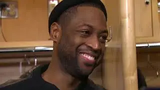 Dwyane Wade gets interrupted by LeBron James yelling about Ohio State football | ESPN