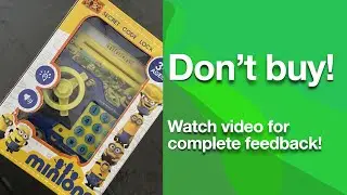 NOT WORKING*  Electronic Piggy Bank with Number Lock | Minion Cartoon |