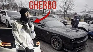 POLICE TRIED TO TAKE MY SRT AT GHERBO VIDEO SHOOT IN CHICAGO!!🤦🏿‍♂️🥹