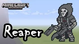 Minecraft: Pixel Art Tutorial and Showcase: Reaper (Overwatch)