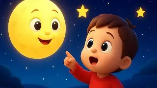 Chanda Mama Door Ke 🌙 | Cute 3D Cartoon Song for Kids | Hindi Rhymes Animation