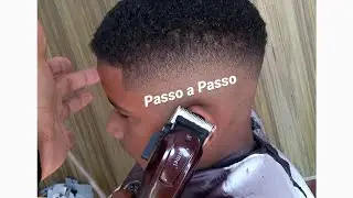 CORTE MASCULINO COM A KEMEI 2600 / High Fade Passo a Passo