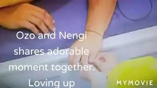 Ozo and Nengi share loving moments together.Loving up.BBNaija.