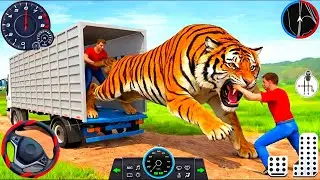 Real Zoo Transporter Truck Driving Farm Cargo Animal Truck Transport Simulator - Android GamePlay