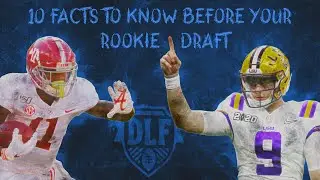 10 Facts You NEED to Know BEFORE Your 2020 DYNASTY ROOKIE DRAFTS