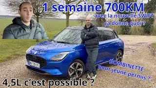 ESSAI SUZUKI SWIFT : sur la route &ccedil;a vaut QUOI ? conso, &eacute;quipement, comportement, je vous dit TOUT!!