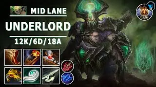 Underlord Mid Lane | 7.30e | Solid Mid Lane Play | Dota 2 Immortal Gameplay