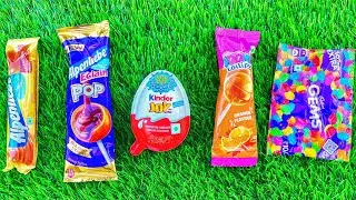 Satisfying ASMR Some Lots Of Candies Unboxing Popular Colourful Lollipop Candy ASMR