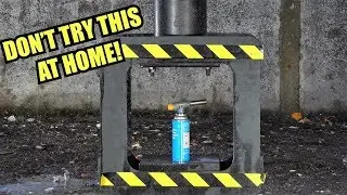 Gas Torch Vs. World's Fastest Press | Will it Explode?