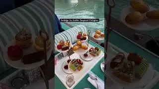 #NewInDubai: Set Sail On An Abra With A Lavish Afternoon Tea In Dubai #ytshorts #trending #dubai