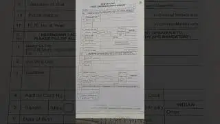 Case Information Form