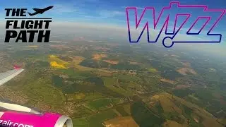 London Luton to Riga Latvia Flight Time lapse - Wizzair Airbus A320