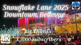 Bellevue Snowflake Lane Opening Night! Snowflake Lane November 28 – December 24, 2025 Experience!