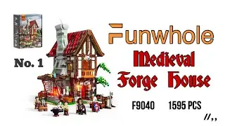 Funwhole Medieval Forge House With LED Lights (Bag 1)