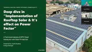 Sudhir Budhay - Solar integration & PF problems in Unbalanced 3 Ph Loads | ECE Solar