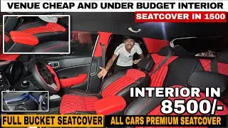 VENUE FULLY LUXURY INTERIOR ONLY ON ₹8500/- ✅SEAT COVER STARTING AT ₹1500/- ONLY 🔥#carseatcovers #yt