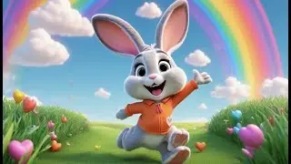 Ricky Rabbit Blows a Kiss | Sweet Emotion Song for Kids | Nursery Rhyme for Toddlers in English