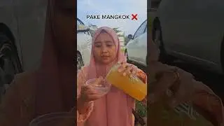 Cara minum es jeruk paling enak #esjeruk #caraminum