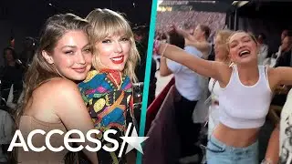 Gigi Hadid DANCES At Taylor Swift's Eras Tour Concert