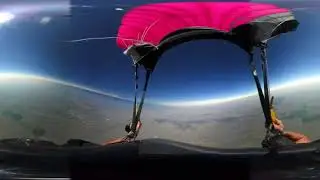 Skydiving during the eclipse