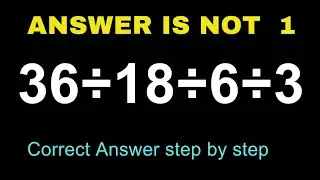 Understanding Parentheses in Math: 30&divide;6(30&divide;6) / Simple Math Mistake Question #Math Problem #Maths 