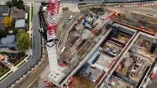 North East Link Site Transformations From Above