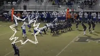 Stone vs. Moss Point 9/30/2022.   45-18