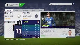 FIFA 18 Manager Career Mode Juventus vs Porto Champions Cup Group Stage