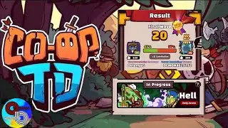 CO-OP TD - New Update - Hell Mode reached Wave 20 - It's so hard 😤😤 - Ovlong's Gaming
