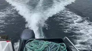 Setting up Fishing nets.