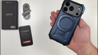 Распаковка и демонстрация чехла SUPCASE UB Grip Azure для iPhone 17 Pro