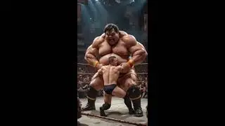 When Wrestlers Face Real Life Giants #wrestlinggiants  #EpicShowdowns #shorts