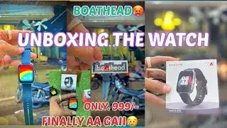 Only 999/- 😲😲 Unboxing my i watch | new I watch bothead | @babavloge    #iwatch #boathead #jalna
