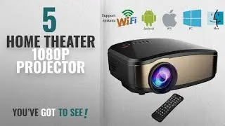 Top 5 Home Theater 1080P Projector [2018]: Wireless Wifi Video Projector,Weton Full HD 1080P LED