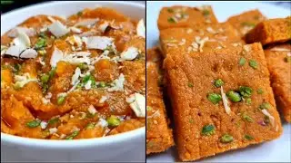 Besan Ki Barfi Aur Chana Dal Halwa❤️