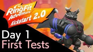 Ring Fit Adventure Kickstart 2.0 - Day 1 - First Day Tests