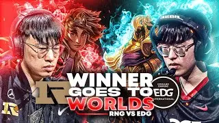 THE WINNER MAKES WORLDS - EDG VS RNG COSTREAM - CAEDREL