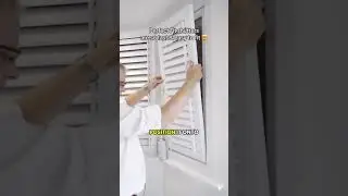 Perfect Fit shutters are so fast and easy to fit 🤯 #shutters