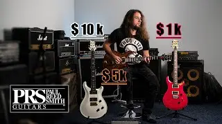 PRS Custom 24 : Private Stock 10k$ vs Core 5k$ vs SE 1k$ - What's the difference? NO TALKING