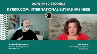 International buyers are right here in Spain says Sian Burton from Kyero.com - Done in 60 seconds