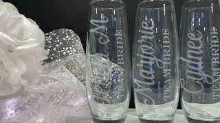 Custom Tall Stemless Wine Glasses