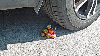 ЭКСПЕРИМЕНТ: Автомобиль против Чупа Чупс и других вещей | Car vs Things. Crushing Things by Car 2020