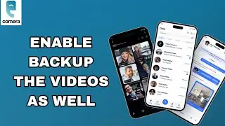 How To Enable Backup The Videos As Well On Comera App | Step By Step