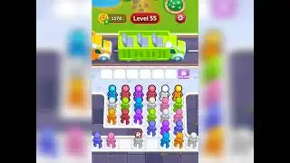 Bus Jam Level 55 Hard Walkthrough Solution 
